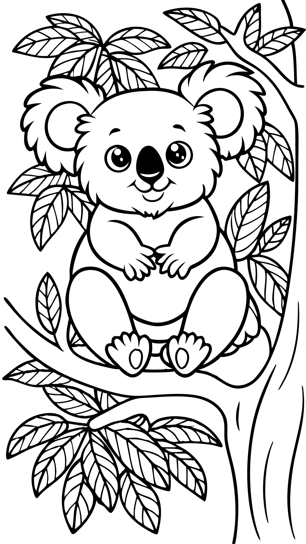 koala bear coloring pages